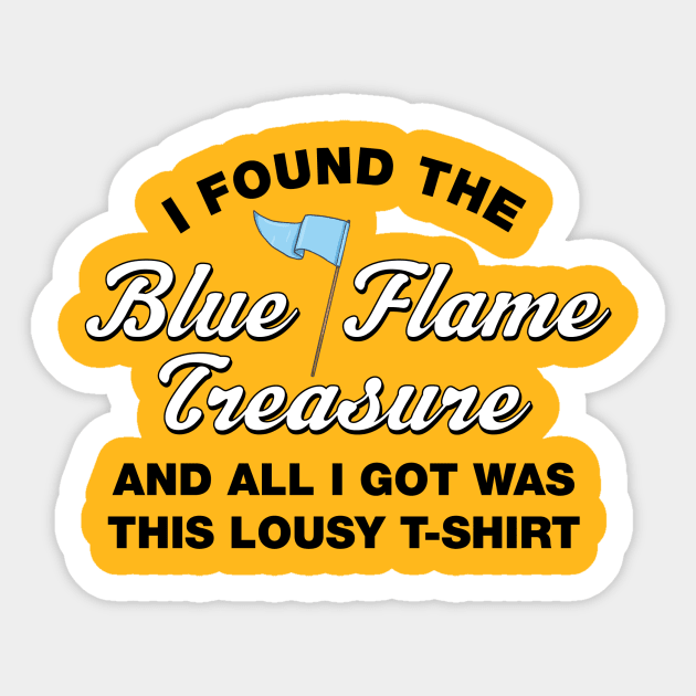 Blue Flame! Sticker by GZM Podcasts